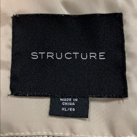 Mens Structure Bomber Jacket - Picture 7 of 9